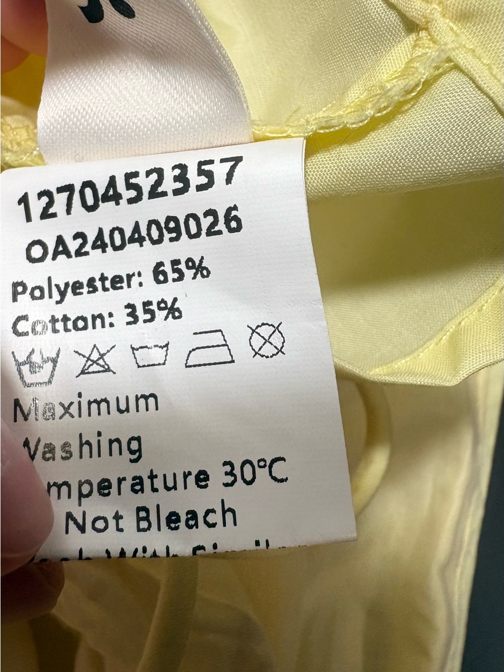 COMMENSE Yellow Tie-Shoulder Crop Top - Picture 8 of 8